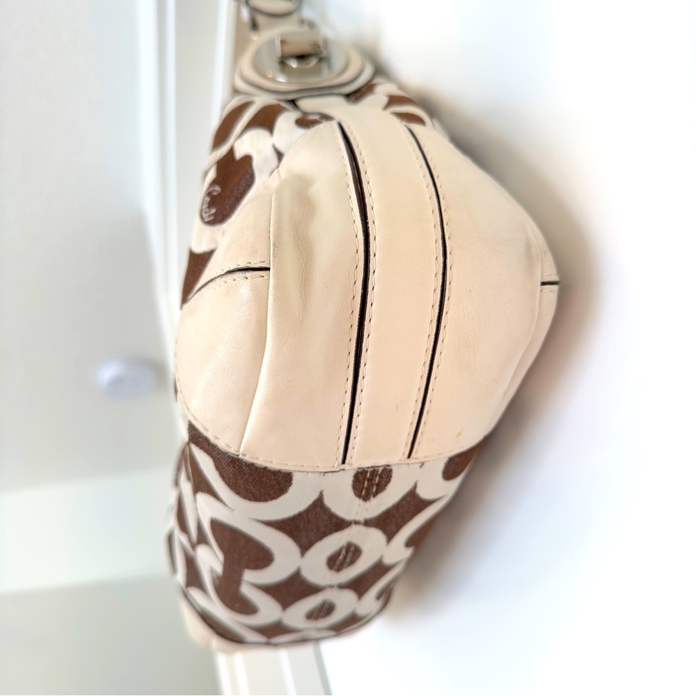 ✅Sold✅ Coach Peyton OP Art Shoulder Bag – Brown & Cream (14512) - Picture 6 of 8